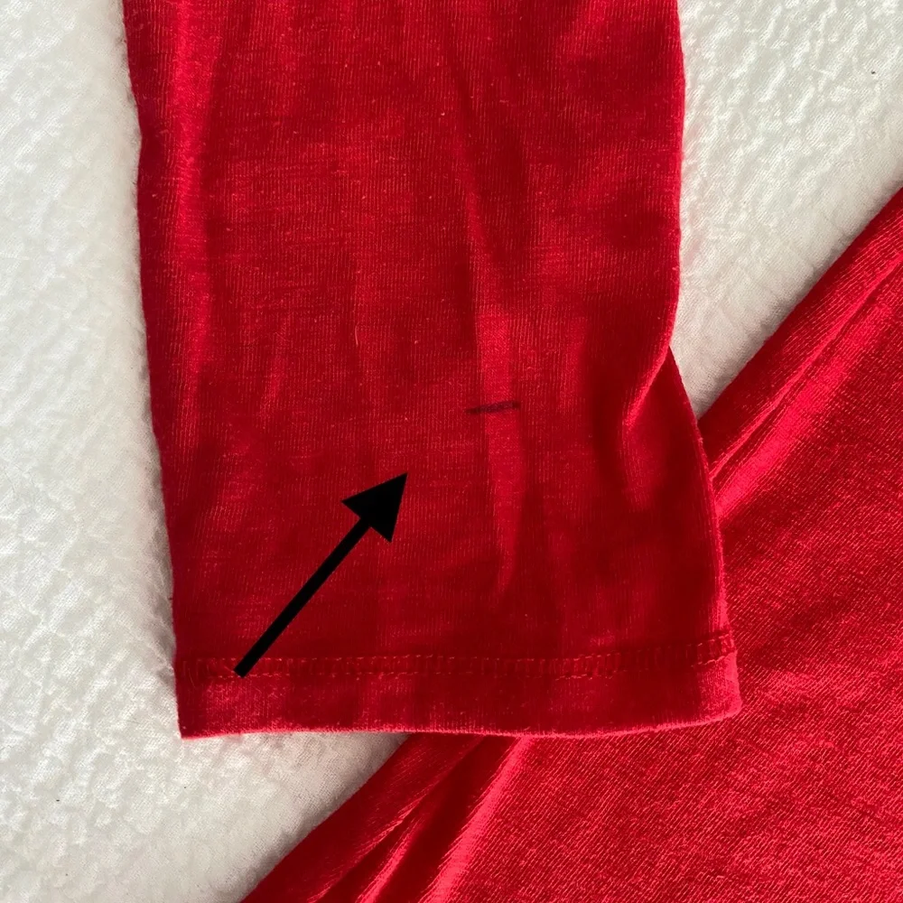 Justice long sleeve shirt. red. size 10